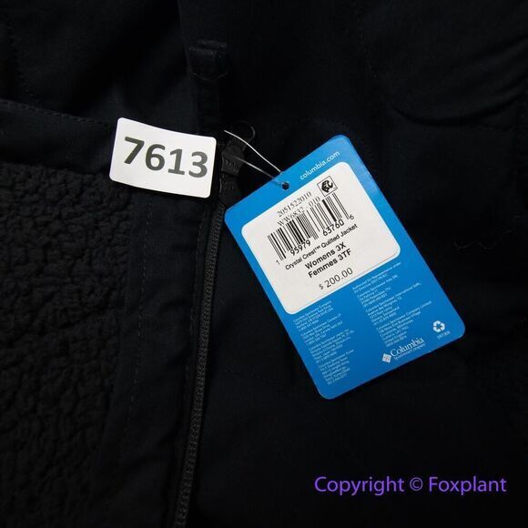 New! Columbia Women's Crystal Crest™ Quilted Jacket Plus Size 3X - Picture 16 of 16